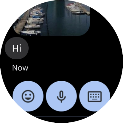 Press the microphone icon.