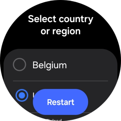 Press Restart.