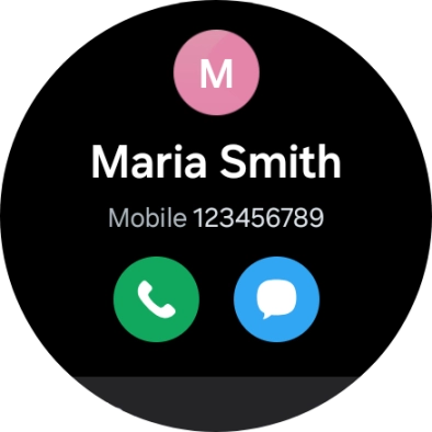 Press the call icon.