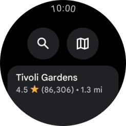 Press the required destination. Press the required destination.