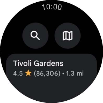 Press the required destination. Press the required destination.