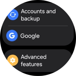 Press Advanced features.