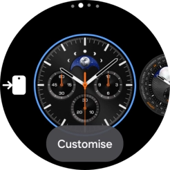 Slide your finger left on the screen.