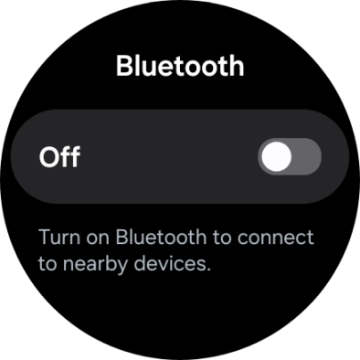 Press the indicator below 'Bluetooth' to turn on the function.