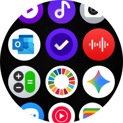 Press the email icon.