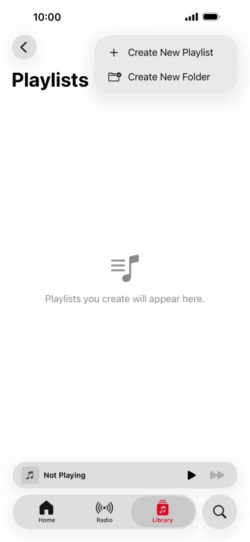 Press Create New Playlist.