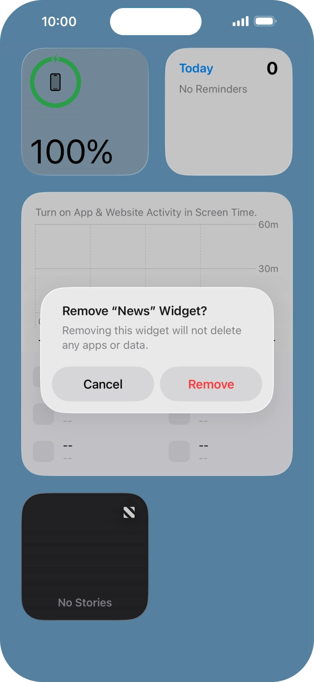 Press Remove. Press Remove.