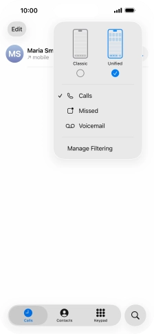 Press Voicemail.