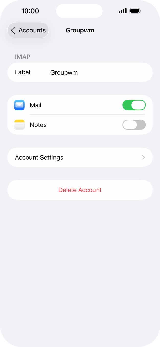 Press Account Settings. Press Account Settings.