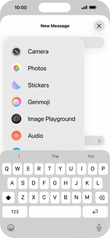 Press Genmoji.