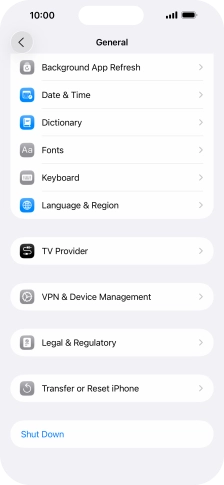 Press Background App Refresh.