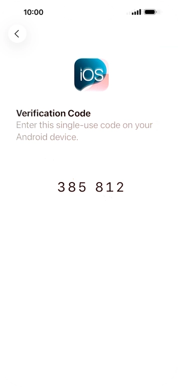 Follow the instructions on the screen and in the 'Move to iOS' app to transfer the content from the Android phone to your phone and set up your phone and prepare it for use.
