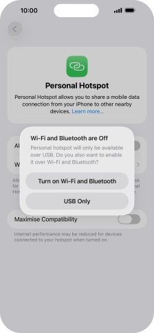 If WiFi is turned off, press Turn on Wi-Fi and Bluetooth.