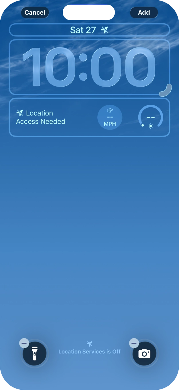 To customise the way the lock screen date is displayed, press the date widget and follow the instructions on the screen to select the required widget display mode. To customise the way the lock screen date is displayed, press the date widget and follow the instructions on the screen to select the required widget display mode.