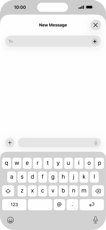 Press the add icon. Press the add icon.