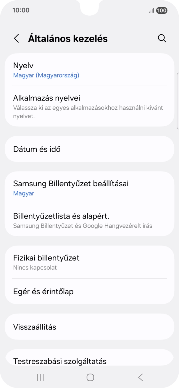 Válaszd a Visszaállítás lehetőséget.