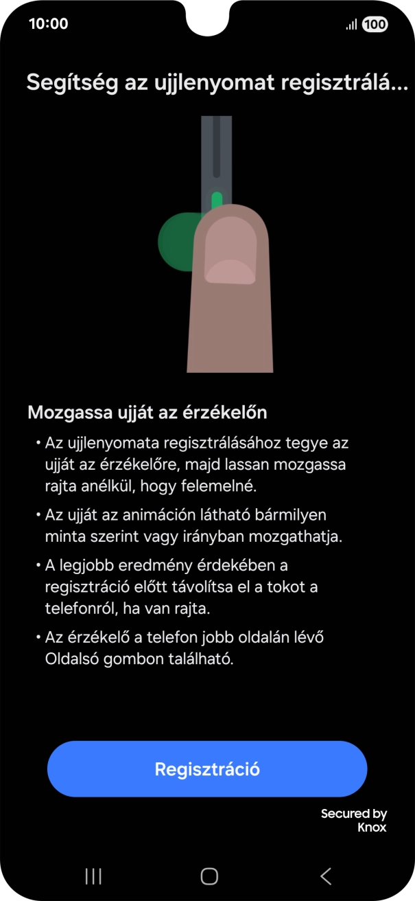 Válaszd a Regisztráció lehetőséget. Válaszd a Regisztráció lehetőséget.