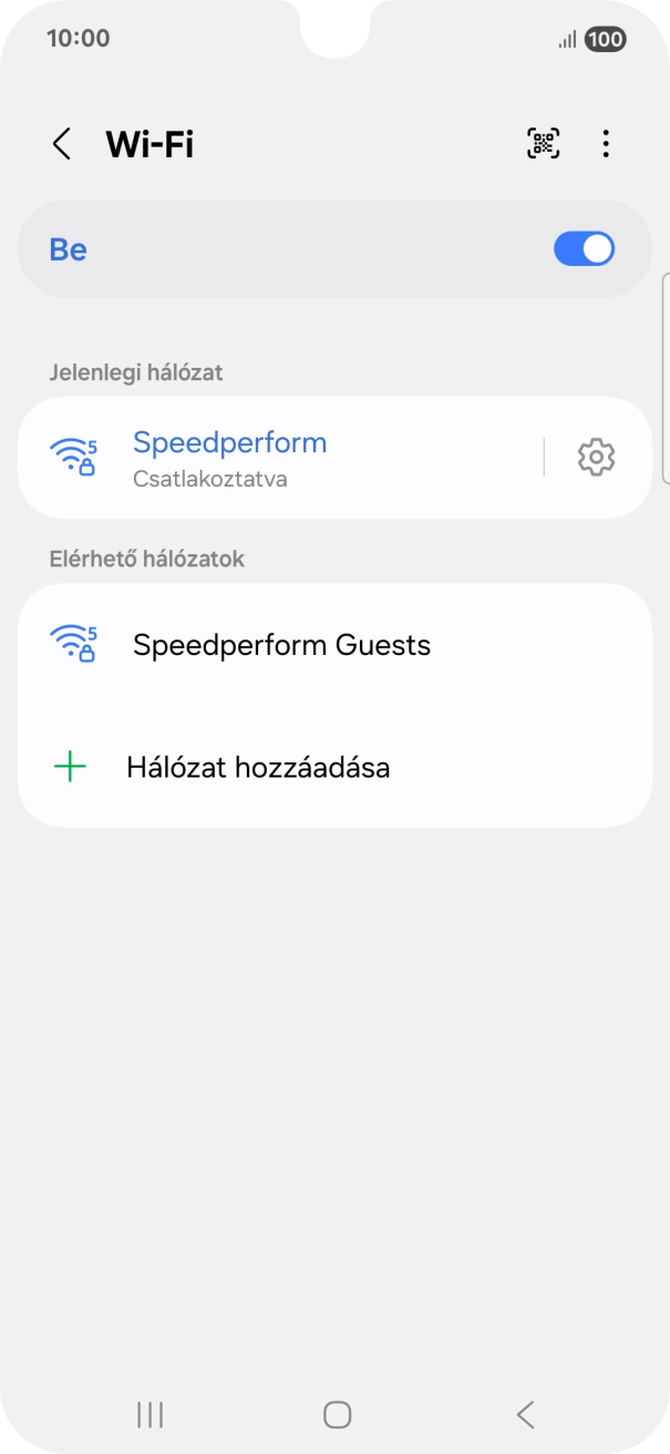 A befejezéshez, és ahhoz, hogy visszatérhess a főképernyőhöz, nyomd meg a főgombot.