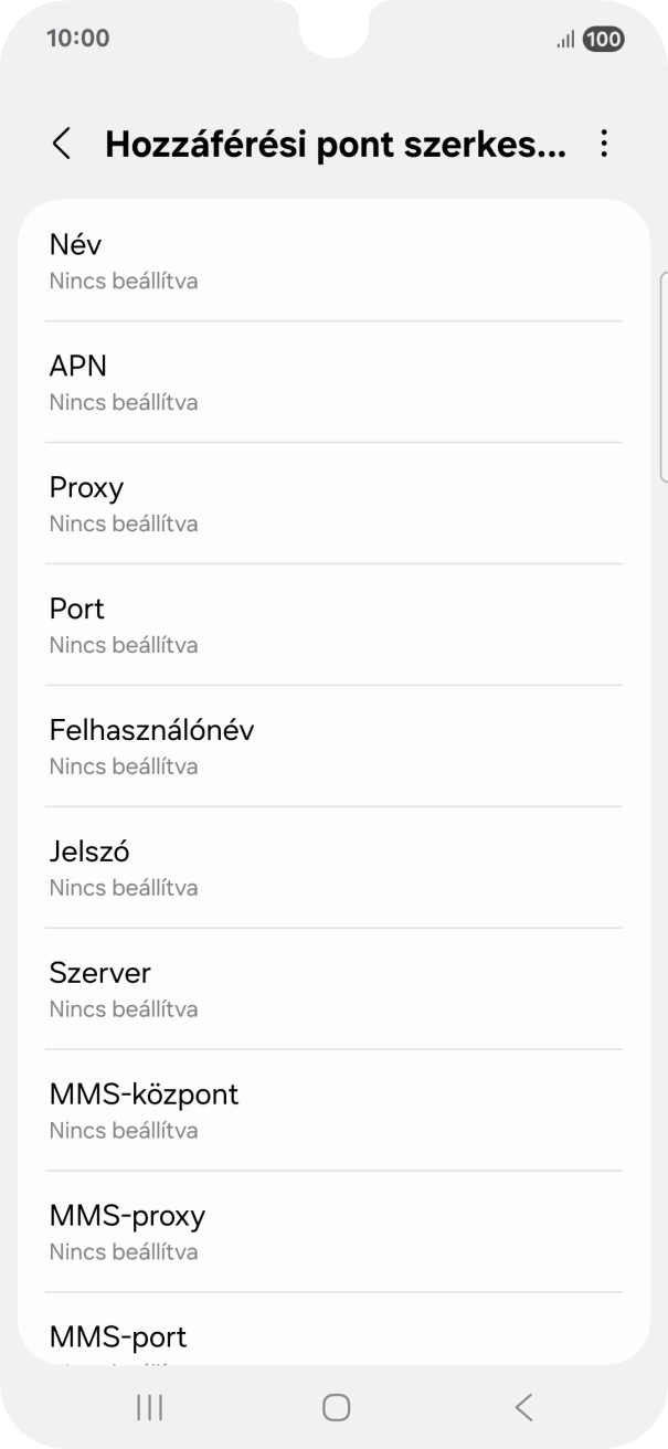 Válaszd a Név lehetőséget.