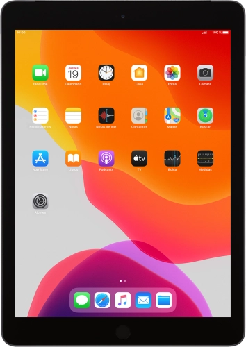 Imagen 1: Vista frontal del Apple iPad 10.2 (7th gen.) - DarkGray