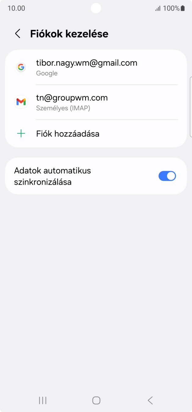 A befejezéshez, és ahhoz, hogy visszatérhess a főképernyőhöz, nyomd meg a főgombot.