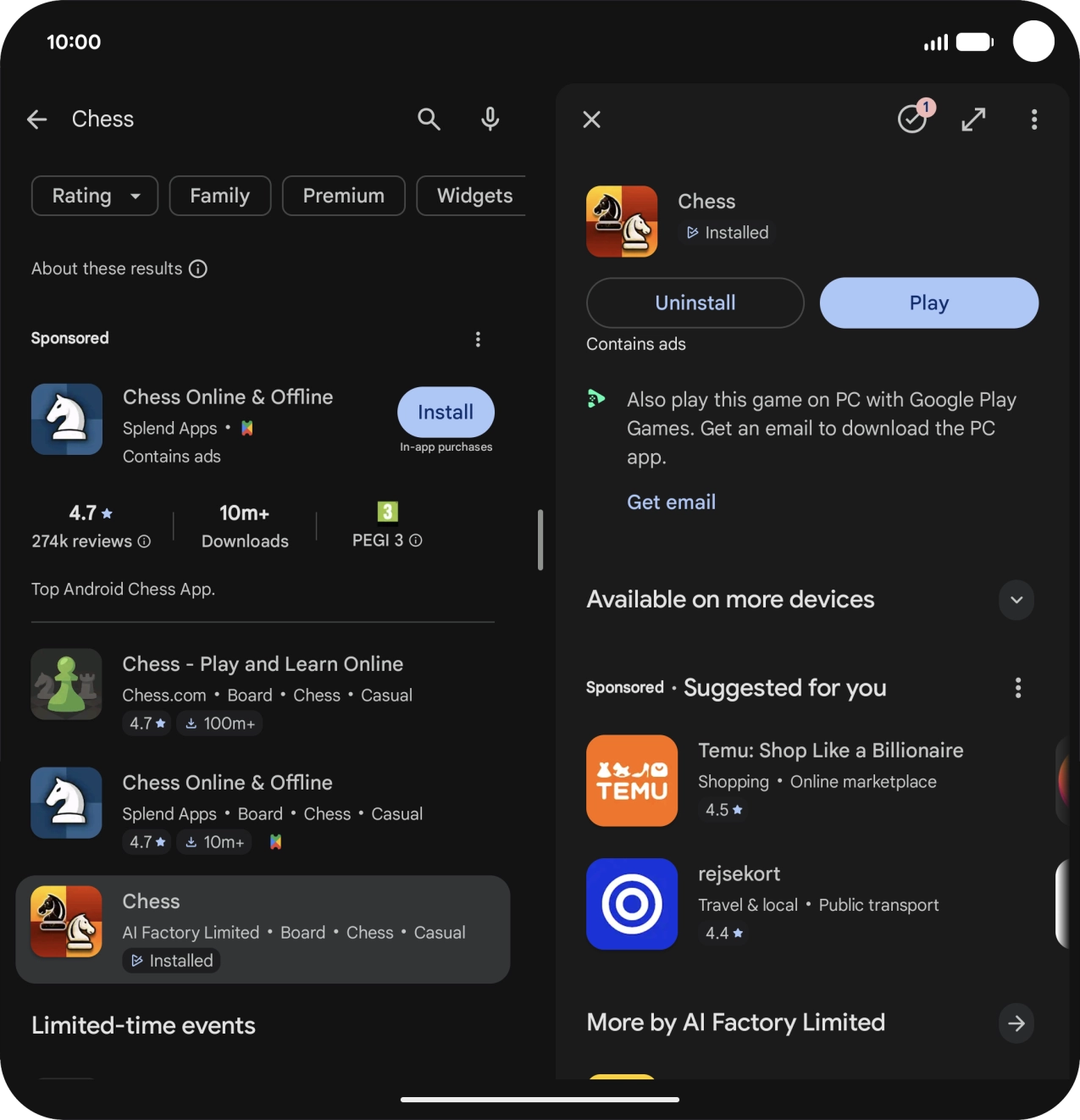 Slide your finger upwards starting from the bottom of the screen to return to the home screen.