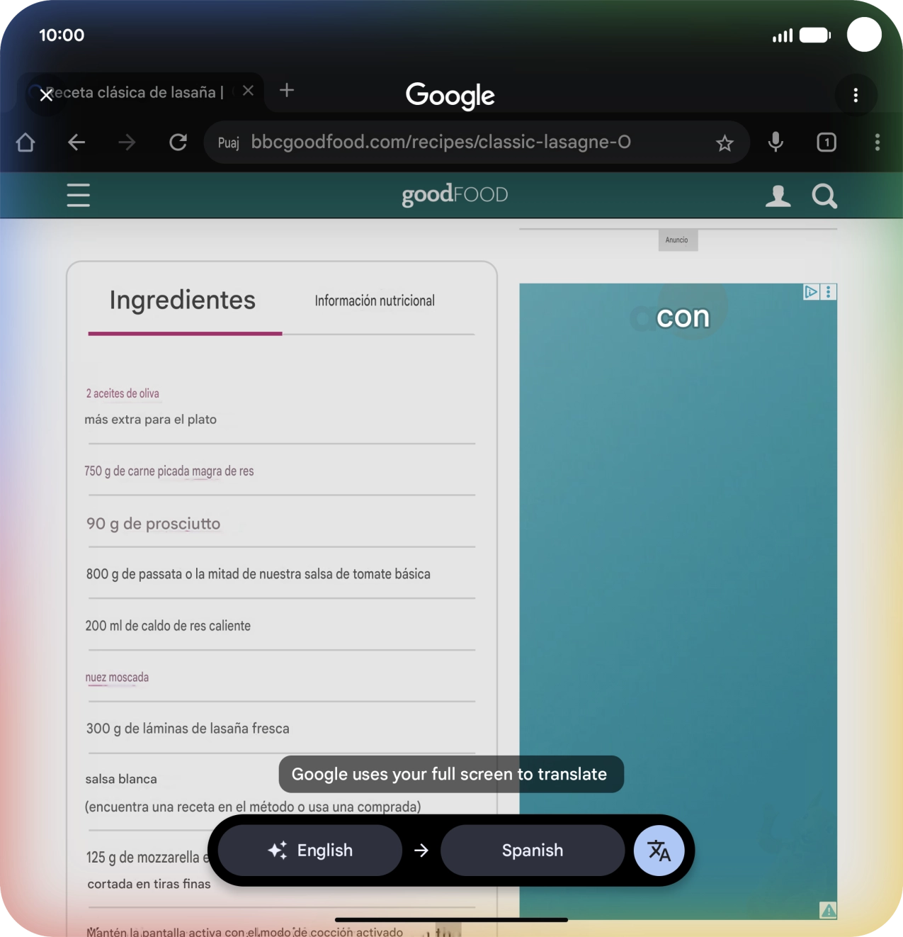 Follow the instructions on the screen to select the required language settings and use the function.