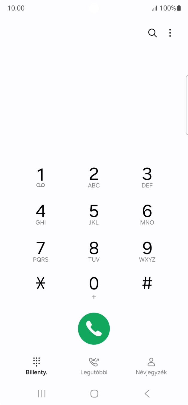 Kattints a menü ikonra.