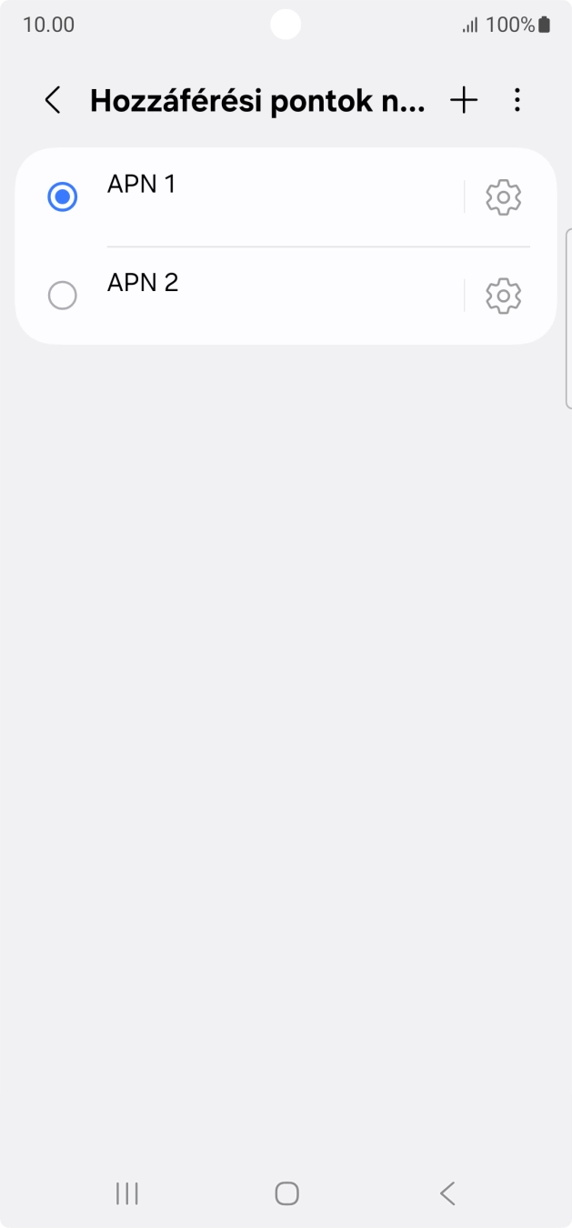 Kattints a kívánt adatkapcsolat melletti mezőre, hogy aktiváld azt.