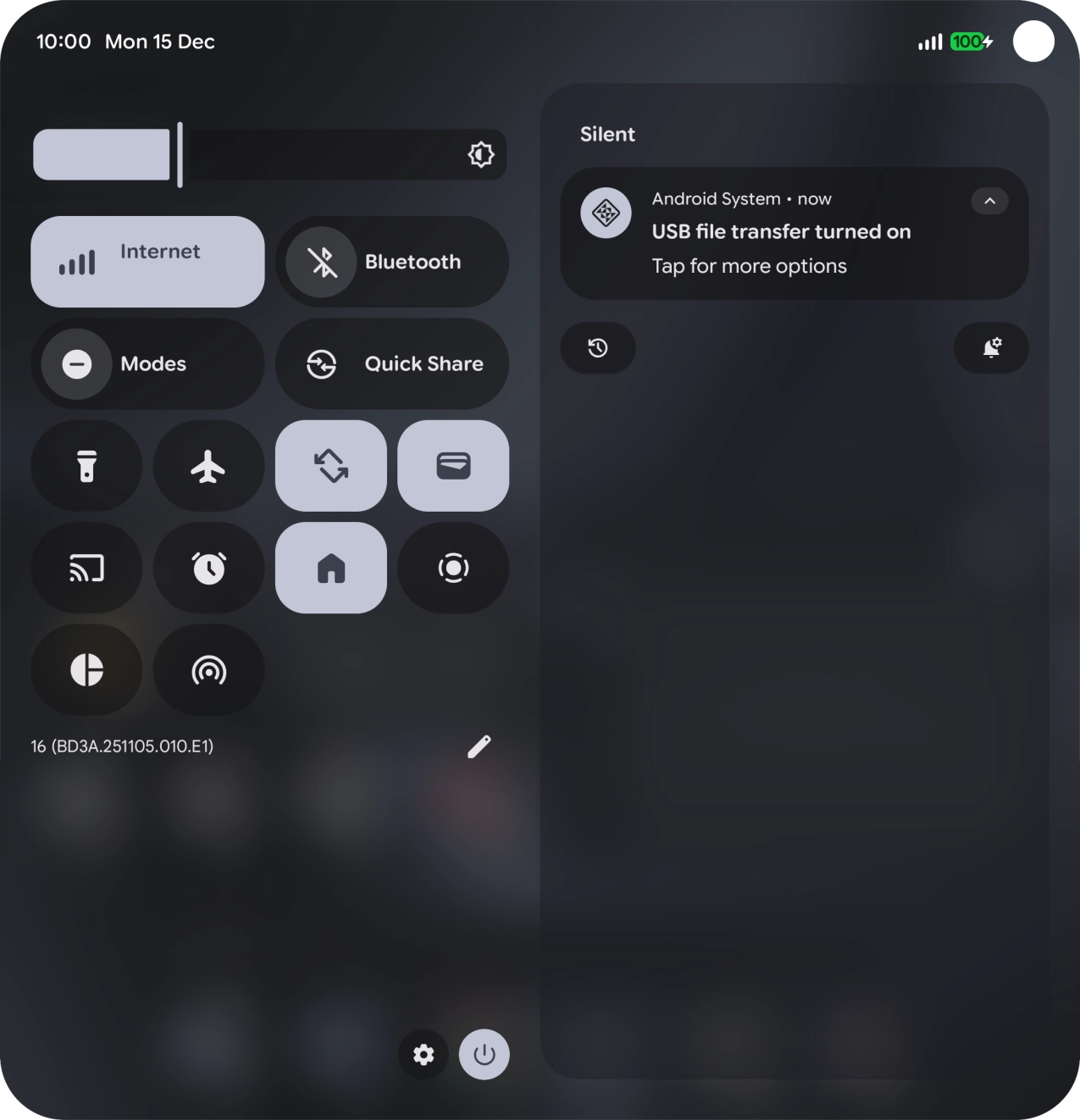 Press Tap for more options.