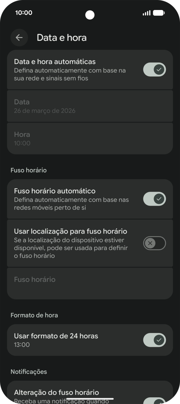 Para voltar ao ecrã inicial, deslize o dedo de baixo para cima a partir da base do ecrã.