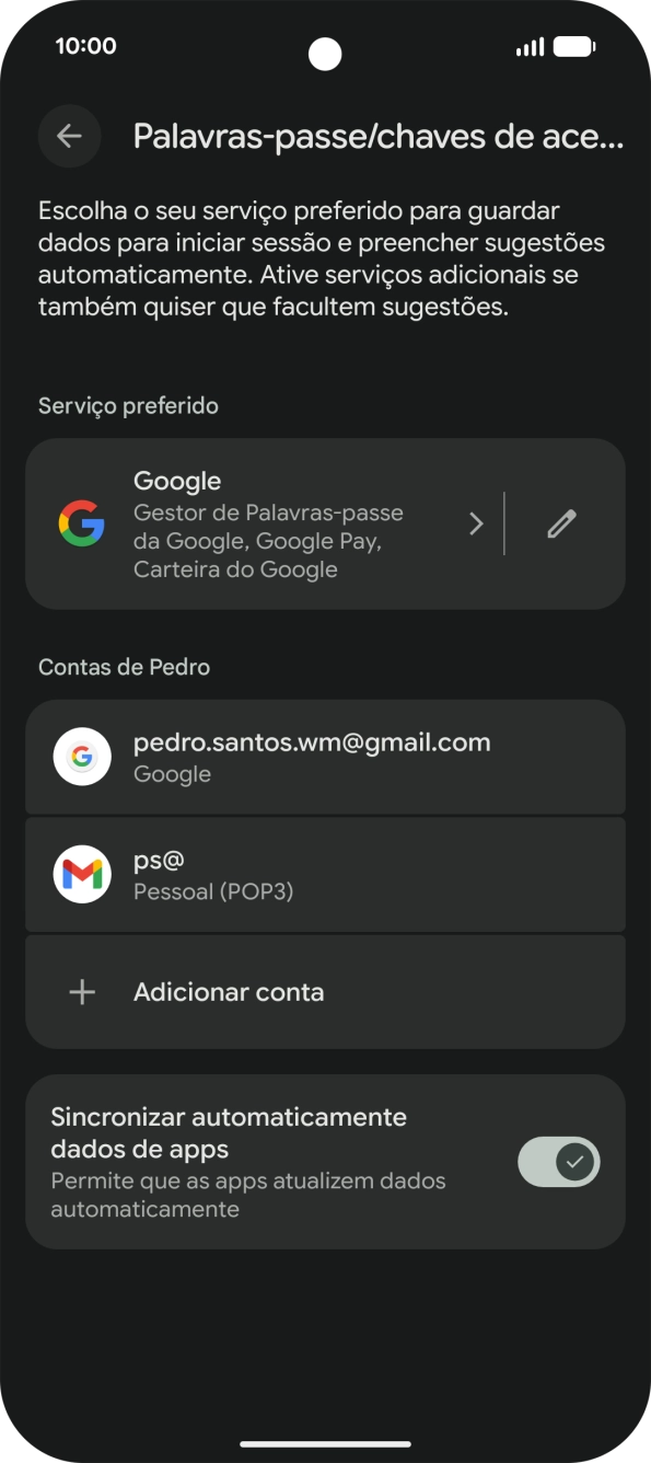 Para voltar ao ecrã inicial, deslize o dedo de baixo para cima a partir da base do ecrã.