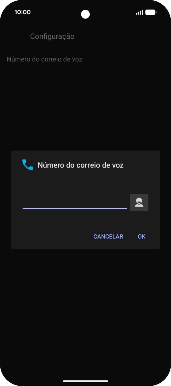 Introduza 123 e prima OK.