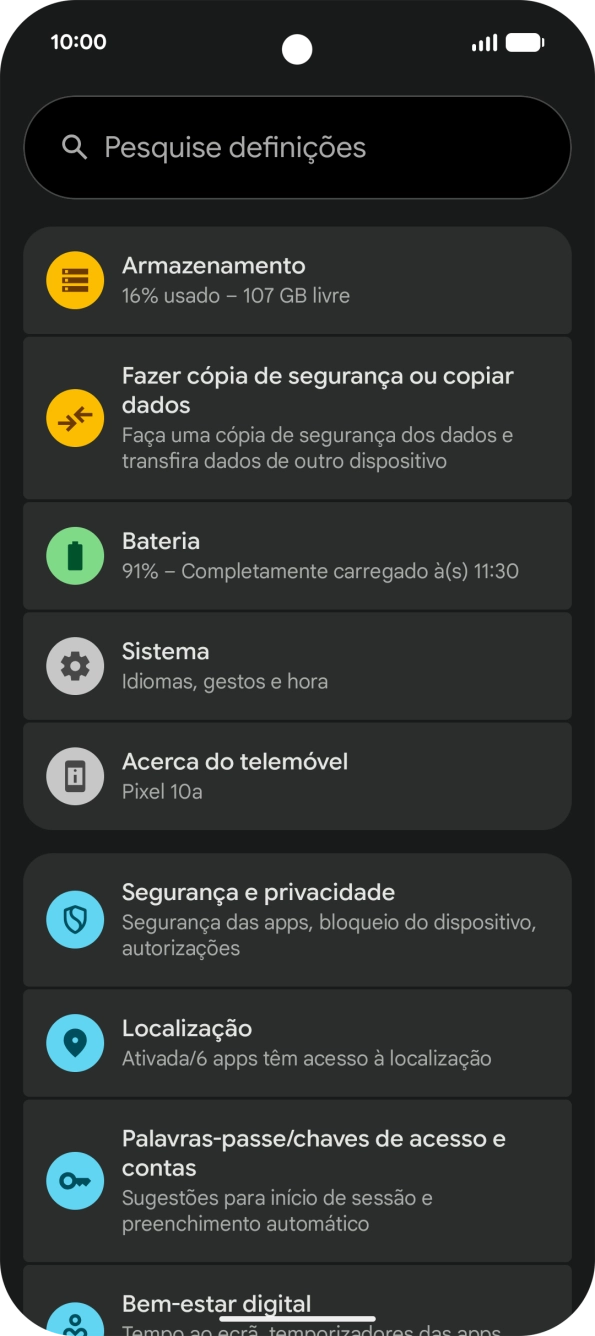 Prima Segurança e privacidade.