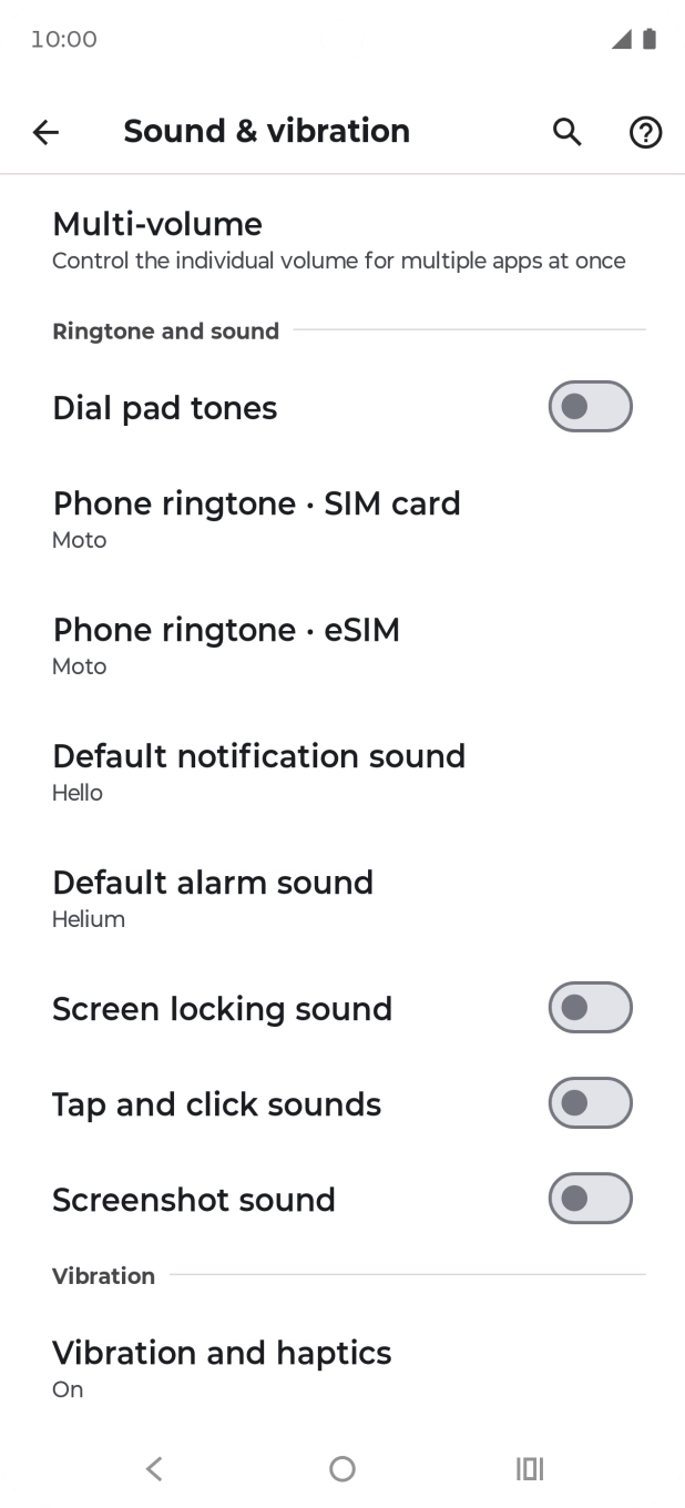 Press Phone ringtone.