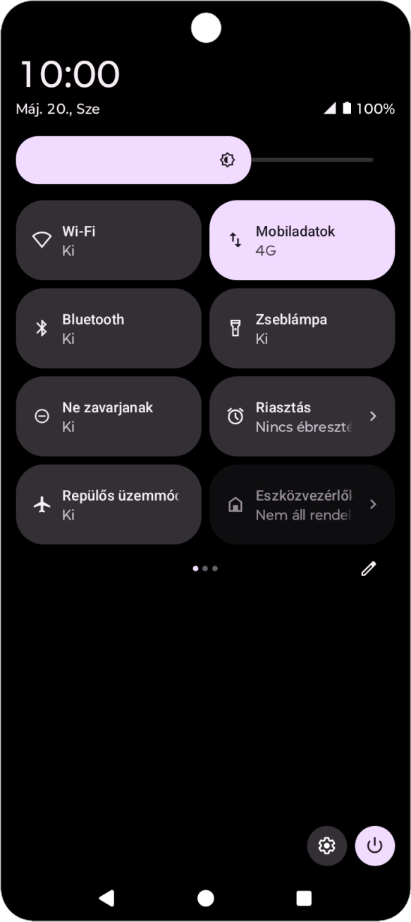 Kattints a beállítások ikonra. Kattints a beállítások ikonra.