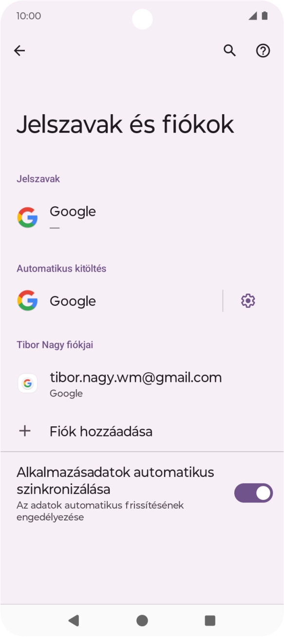 A befejezéshez, és ahhoz, hogy visszatérhess a főképernyőhöz, nyomd meg a főgombot.