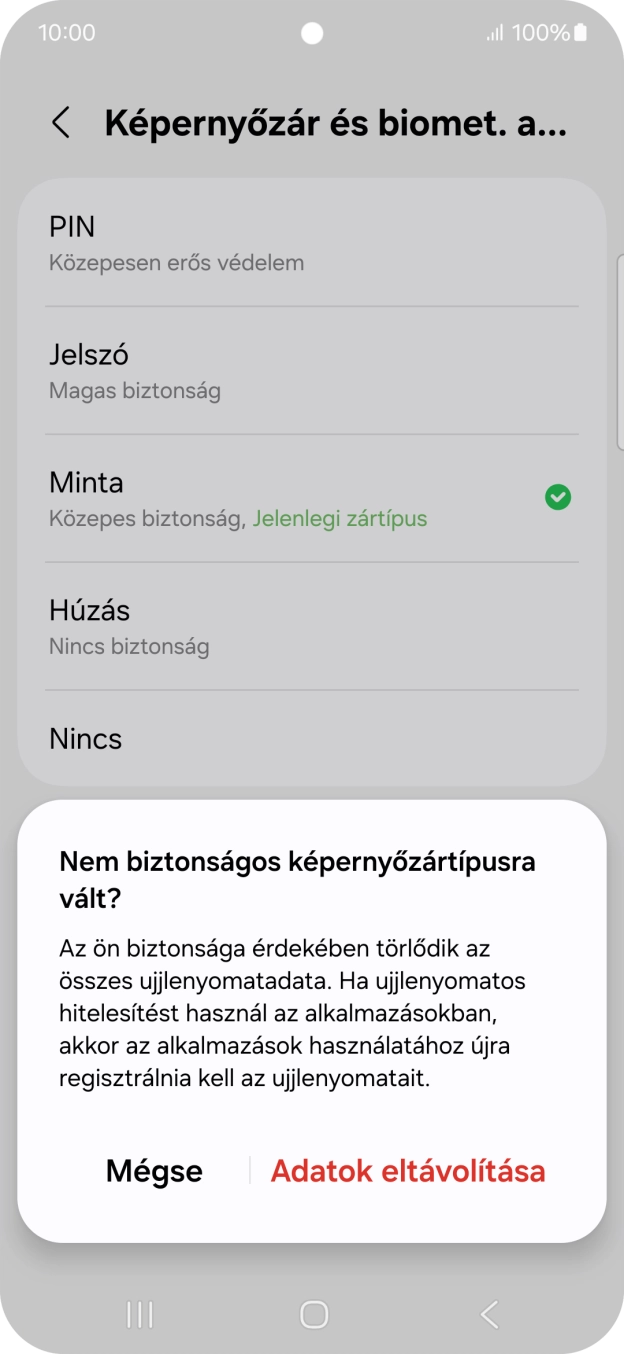 Válaszd az Adatok eltávolítása lehetőséget. Válaszd az Adatok eltávolítása lehetőséget.