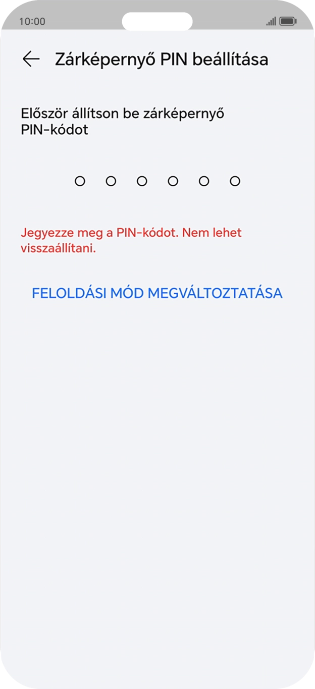 Válaszd a FELOLDÁSI MÓD MEGVÁLTOZTATÁSA lehetőséget. Válaszd a FELOLDÁSI MÓD MEGVÁLTOZTATÁSA lehetőséget.