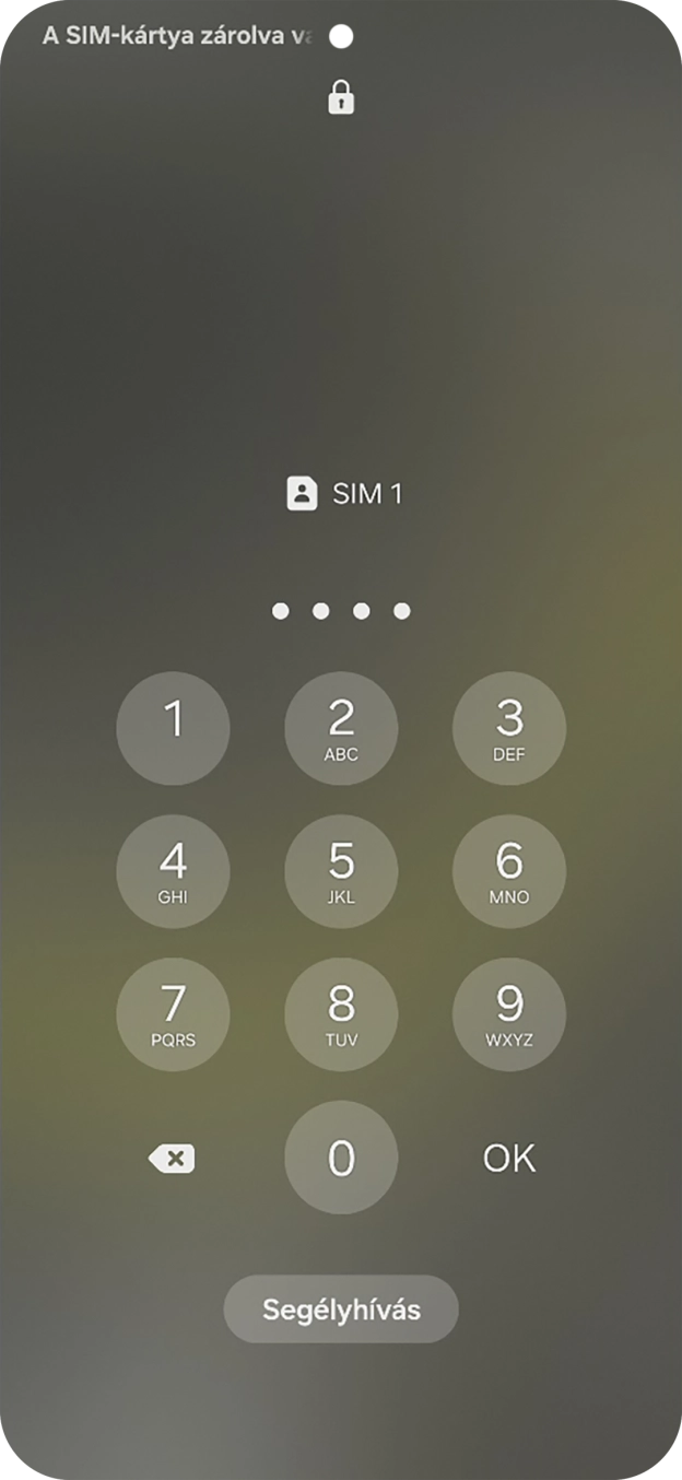 Amennyiben a telefon kéri, írd be a PIN-kódodat, és válaszd az OK lehetőséget. Amennyiben a telefon kéri, írd be a PIN-kódodat, és válaszd az OK lehetőséget.