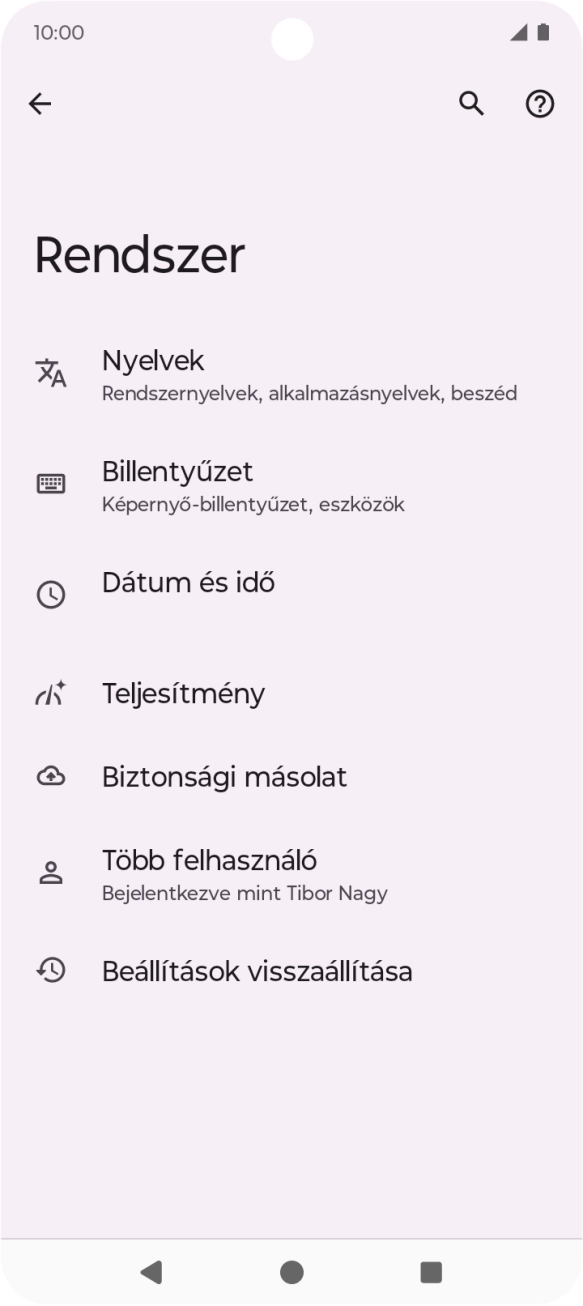 Válaszd a Beállítások visszaállítása lehetőséget. Válaszd a Beállítások visszaállítása lehetőséget.