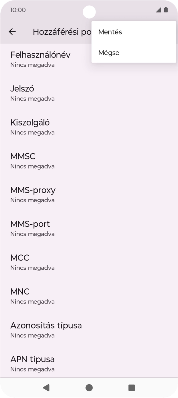 Válaszd a Mentés lehetőséget. Válaszd a Mentés lehetőséget.