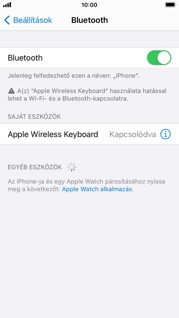 A befejezéshez, és ahhoz, hogy visszatérhess a főképernyőhöz, nyomd meg a főgombot. A befejezéshez, és ahhoz, hogy visszatérhess a főképernyőhöz, nyomd meg a főgombot.