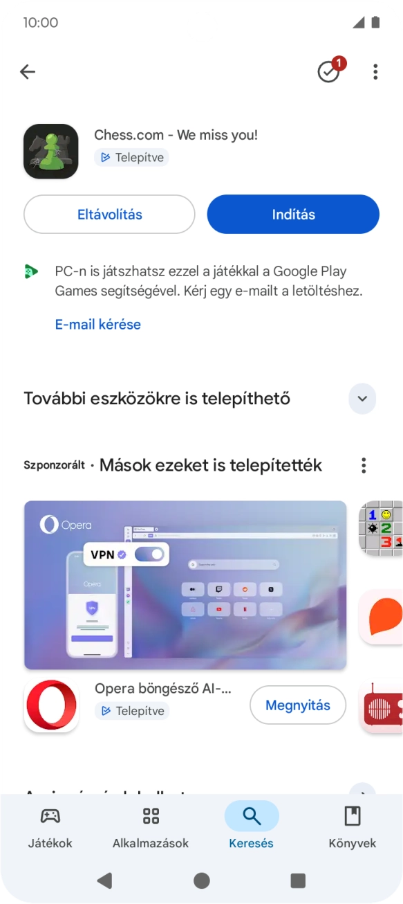 A befejezéshez, és ahhoz, hogy visszatérhess a főképernyőhöz, nyomd meg a főgombot. A befejezéshez, és ahhoz, hogy visszatérhess a főképernyőhöz, nyomd meg a főgombot.