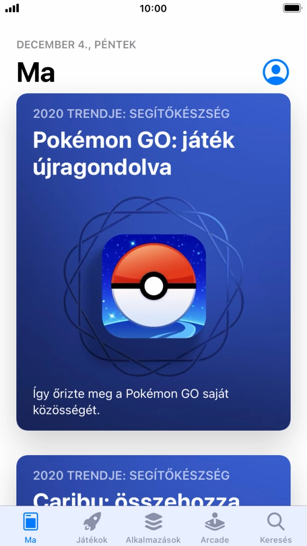 Válaszd a Keresés lehetőséget.