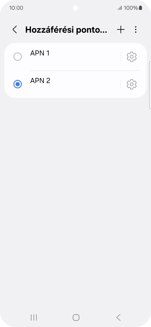 A befejezéshez, és ahhoz, hogy visszatérhess a főképernyőhöz, nyomd meg a főgombot.