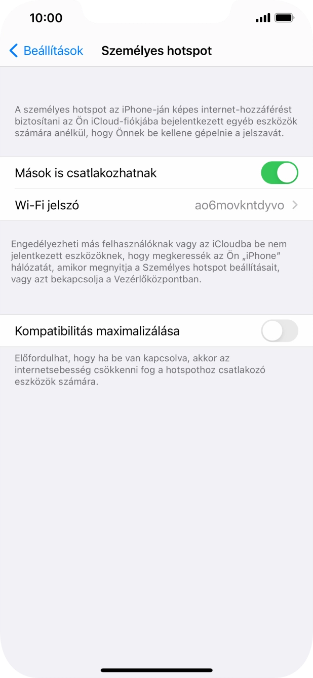 Húzd az ujjad felfelé a kijelző aljáról, hogy visszatérj a kezdőképernyőhöz.