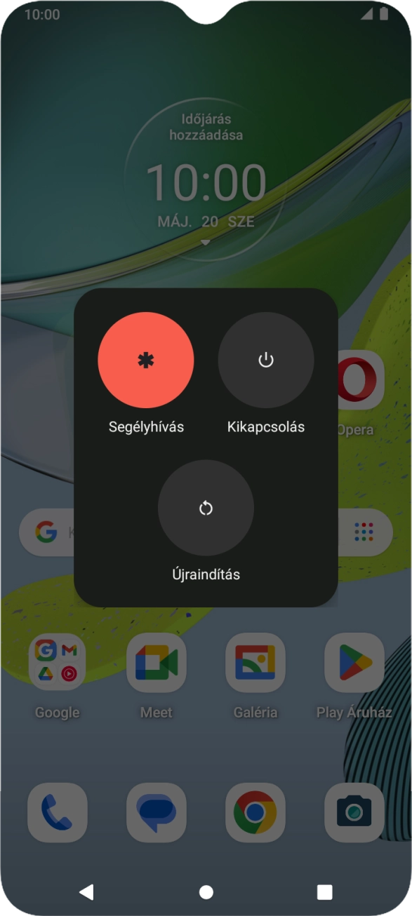 Válaszd a Kikapcsolás lehetőséget.