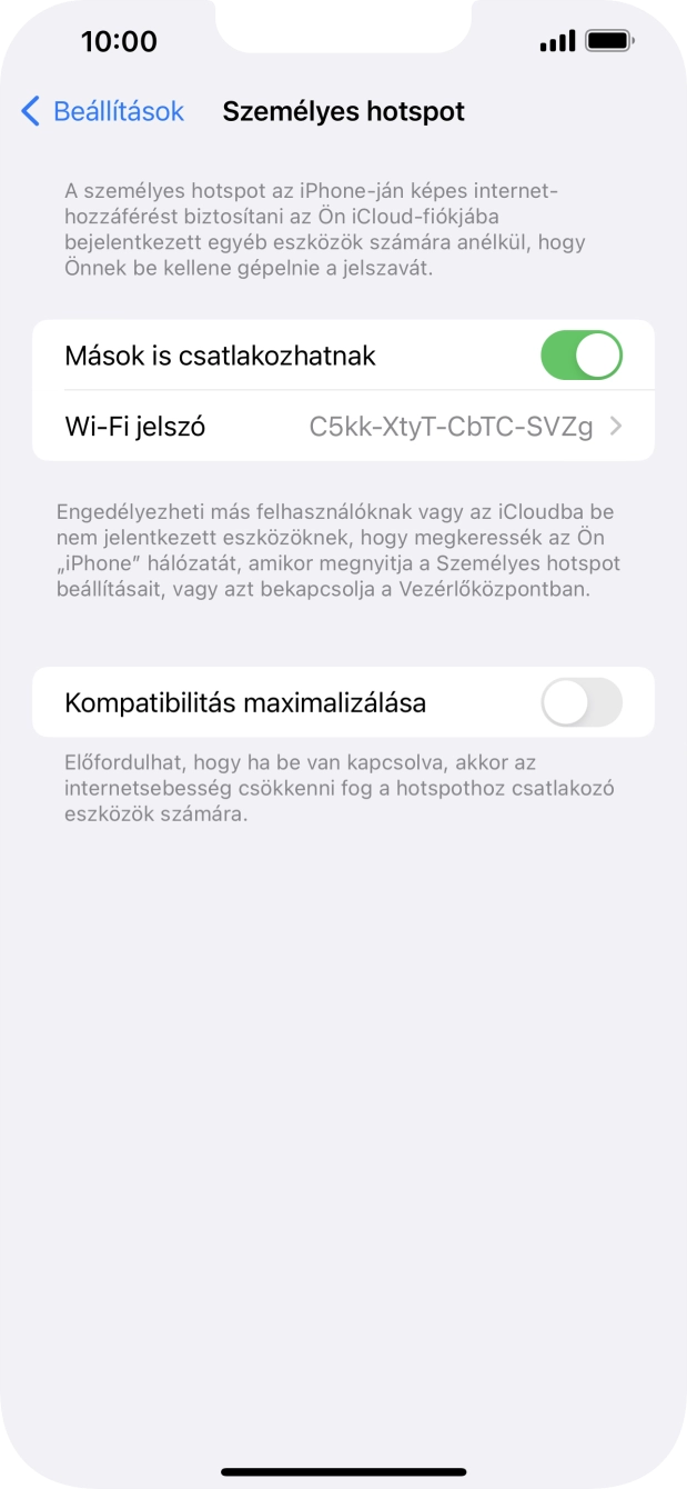 Húzd az ujjad felfelé a kijelző aljáról, hogy visszatérj a kezdőképernyőhöz.