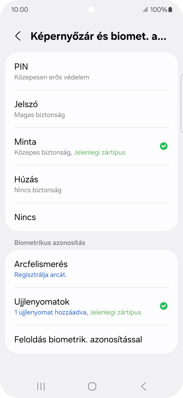 Válaszd a Nincs lehetőséget. Válaszd a Nincs lehetőséget.